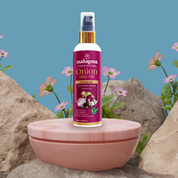 Mahaguna Onion hair Oil - Image 2