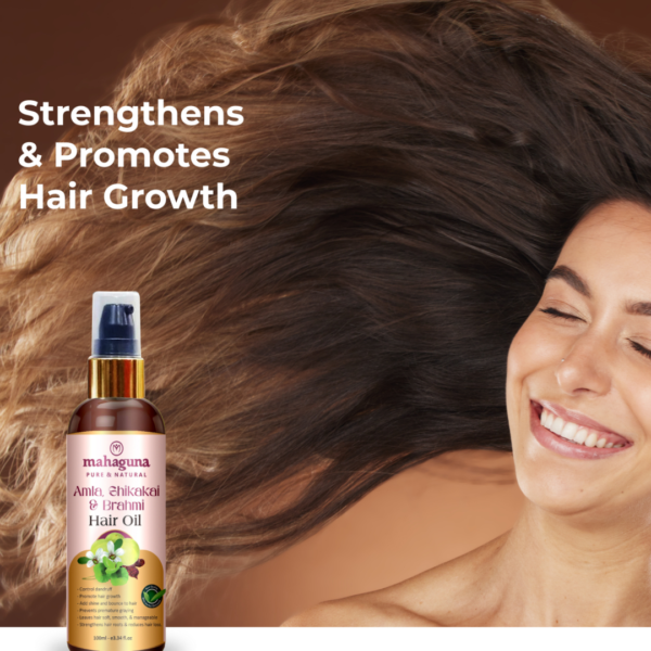 Amla, Shikakai & Brahmi Hair Oil - Image 2